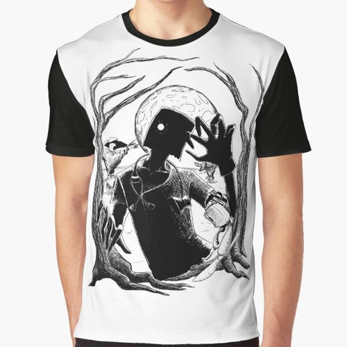 Spooky Faust character design graphic t-shirt for Guilty Gear fans
