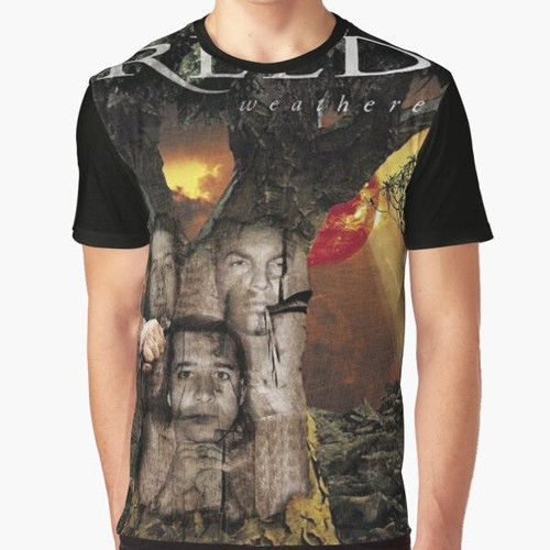 Creed graphic t-shirt with weathered design and band logo