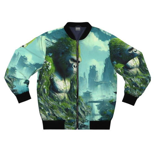 Gorilla Mountain Bomber Jacket - A rugged outdoor jacket with a stylish gorilla design