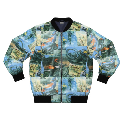 Tyler Durden Motocross Bomber Jacket with Fight Club Inspired Design
