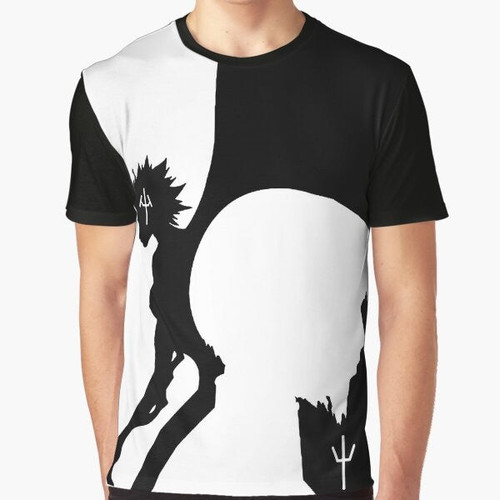 Claymore anime and manga characters Priscilla and Clare graphic design t-shirt