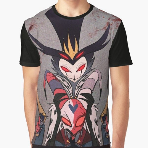 Helluva Boss Stolas Character Graphic T-Shirt