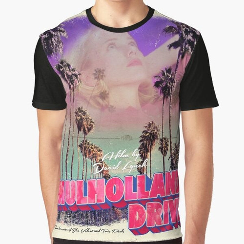 Mulholland Drive David Lynch Vaporwave Graphic T-Shirt