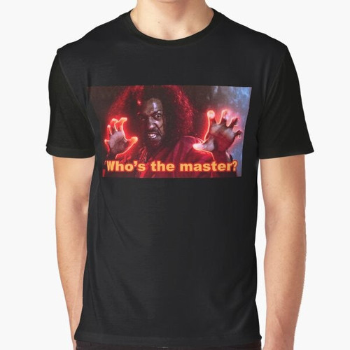 "The Last Dragon" Shonuff Graphic T-Shirt featuring a retro, vintage-style illustration of the character Shonuff from the 1985 martial arts movie.