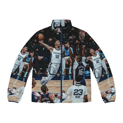 Ja Morant 'The Ja Fly' Dunk Puffer Jacket featuring the Memphis Grizzlies star player