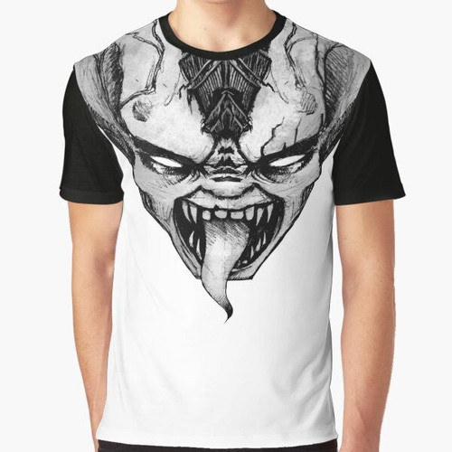 Genestealer Tyranid graphic design on a t-shirt for wargaming enthusiasts