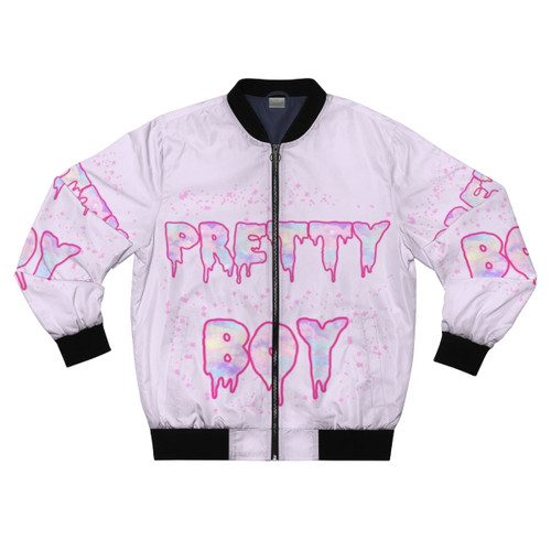Fashionable bomber jacket with inclusive LGBTQ+ design