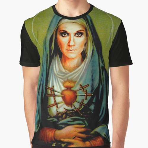Celine Dion "Saint Celine" Graphic T-Shirt
