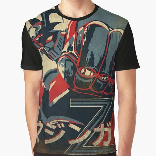 Mazinger Z classic manga anime graphic t-shirt