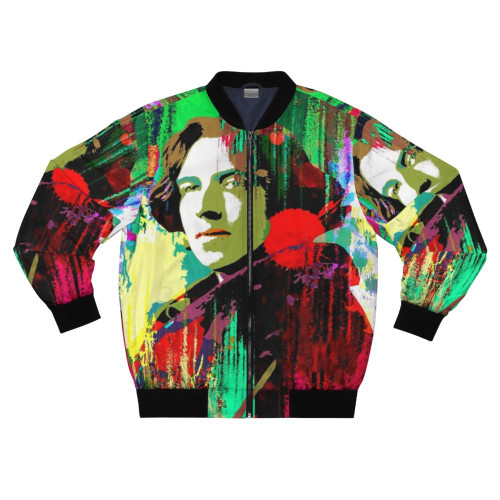 Wilde One Oscar Wilde Inspired Bomber Jacket featuring LGBTQ pride design