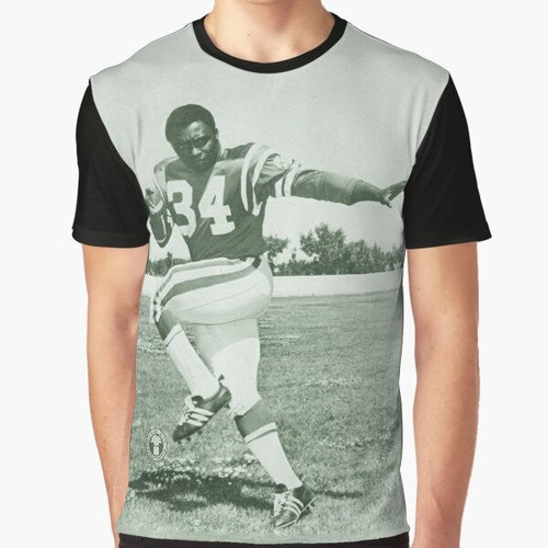 George Reed #34 Saskatchewan Roughriders Retro Graphic T-Shirt