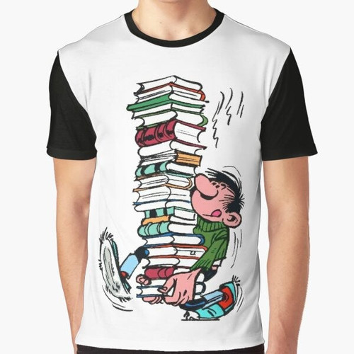 Gaston Lagaffe vintage graphic t-shirt