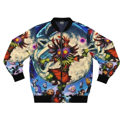 Majora's Mask Bomber Jacket, a stylish and gamer-inspired outerwear piece