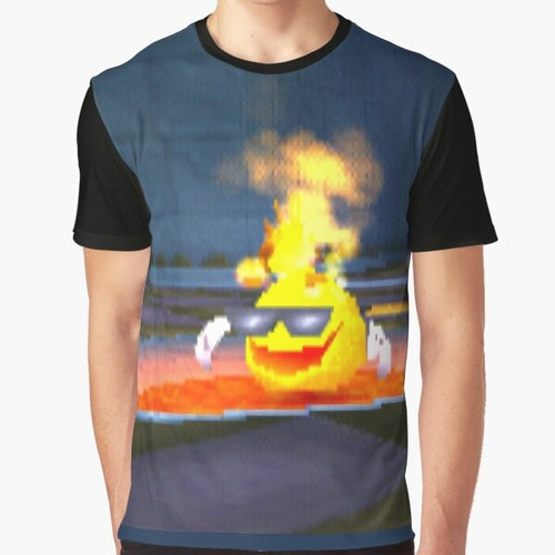 A graphic t-shirt featuring the text "The Coolest Shirt in the World Redux" with a meme-style design.