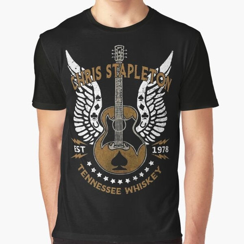 Christopher Stapleton Tennessee Whiskey Guitar Graphic T-Shirt