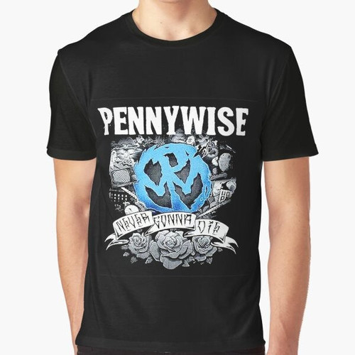 Pennywise the Clown from the It horror movie graphic t-shirt design