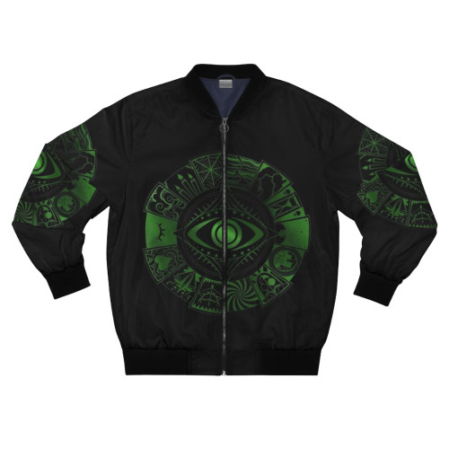 Fears Wheel bomber jacket, featuring a unique wheel design