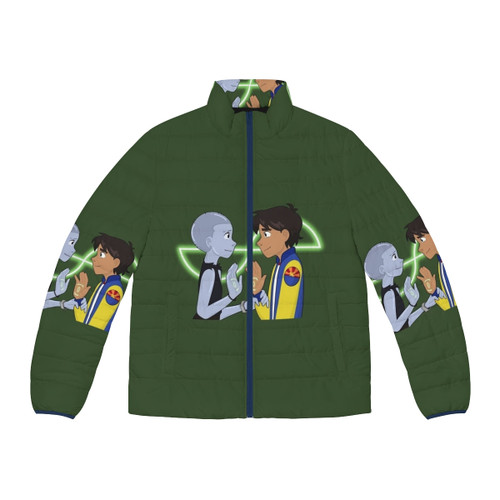 Infinity Train Cartoon Network Inspired Puffer Jacket