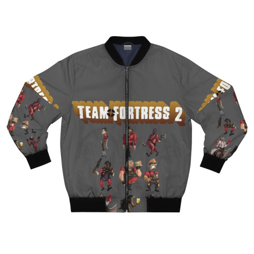 Team Fortress 2 bomber jacket featuring all TF2 character classes and the game's logo