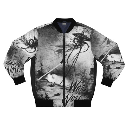 War of the Worlds 1898 H.G. Wells Classic Science Fiction Bomber Jacket