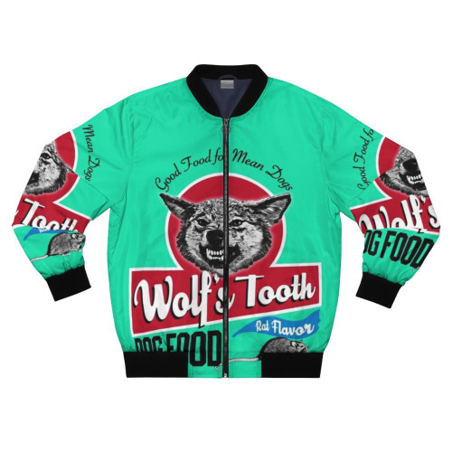 Wolf's Tooth Dog Food inspired bomber jacket