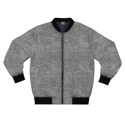 Elephant print bomber jacket with Nike Jumpman logo