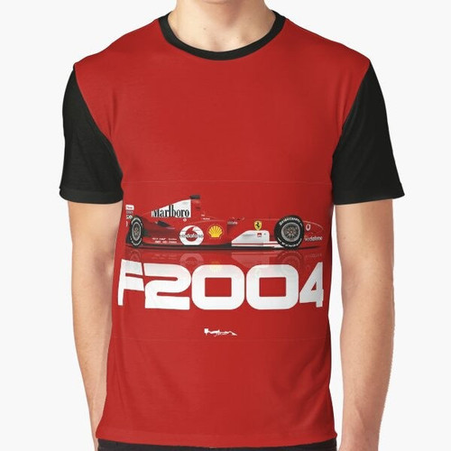 Formula 1 F2004 Graphic T-Shirt for Motor Racing Fans