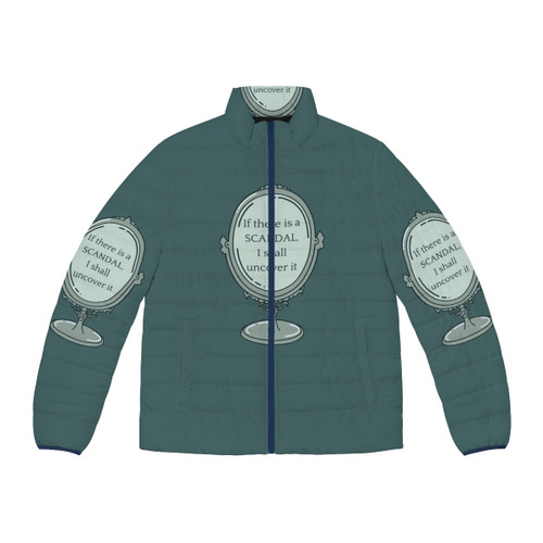 "If There Is A Scandal I Shall Uncover It" Bridgerton Inspired Puffer Jacket