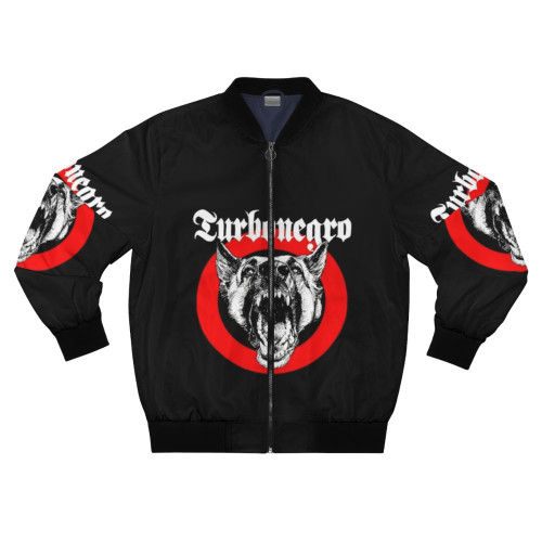 Turbonegro Classic Bomber Jacket, featuring the band's iconic logo and design