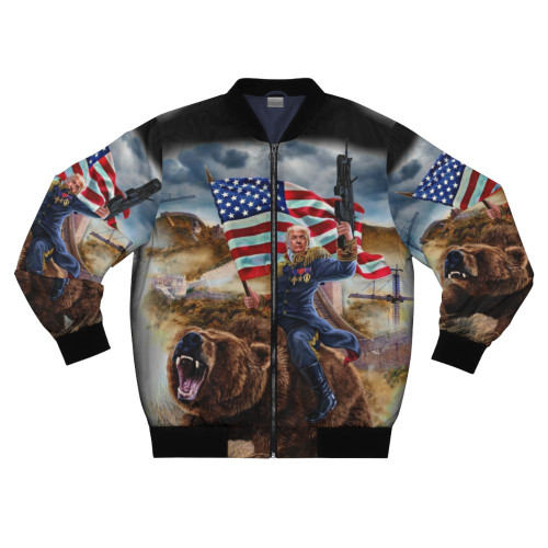 USA Trump Building Wall Bomber Jacket