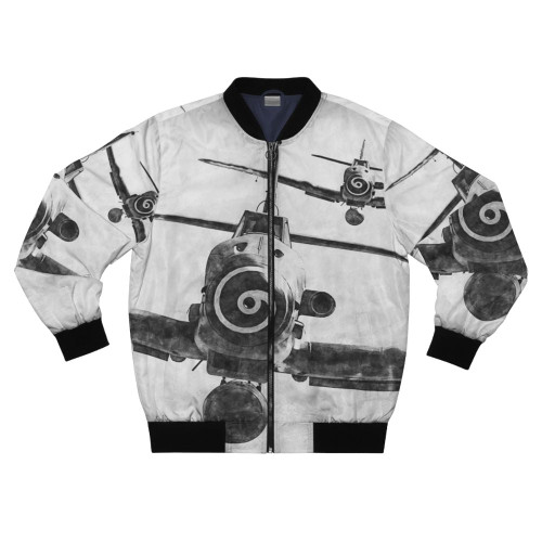 Messerschmitt BF 109K4 fighter plane bomber jacket with German air force insignia