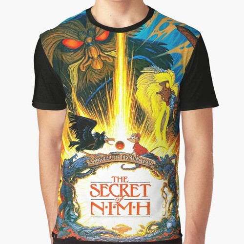 The Secret of NIMH retro animated movie graphic t-shirt