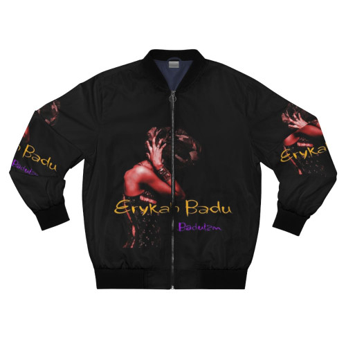 Singer Woman Fenomenal Bomber Jacket with Erykah Badu Inspired Design