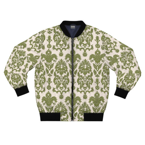 The Sound of Music bomber jacket featuring a curtain pattern design from the iconic musical