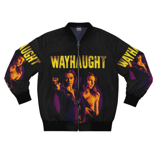 Unkillable Girlfriends bomber jacket featuring LGBTQ characters from Wynonna Earp