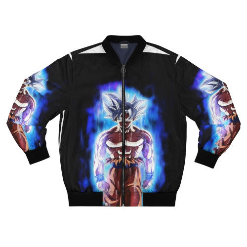 Goku Ultra Instinct Anime Bomber Jacket with Dragon Ball Super Design