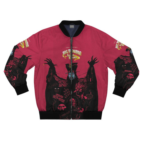 Big Trouble in Little China bomber jacket featuring Jack Burton and Lo Pan from the cult classic 80s film