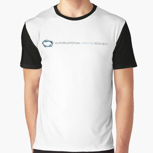 International High IQ Society logo graphic t-shirt for intellectuals and gifted individuals