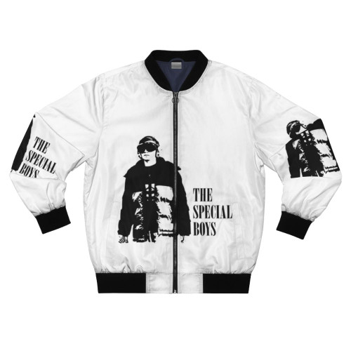 The Perpetual Grace Bomber Jacket for Boys, featuring a classic design and comfortable fit.