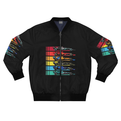 F1 2022 Grand Prix Classic Bomber Jacket with Formula 1 racing design