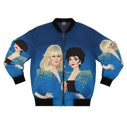 Classic Dynasty-inspired bomber jacket featuring a retro design with the text "Frenemies"