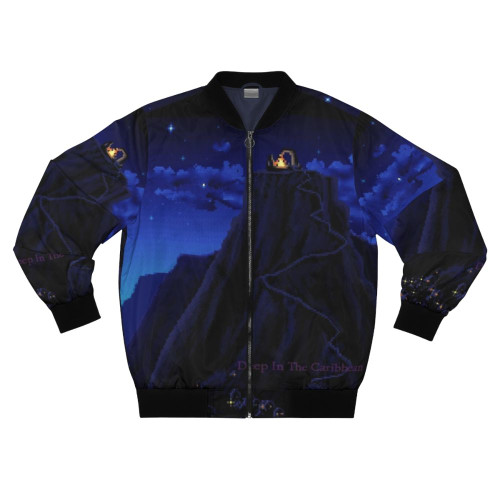 Monkey Island Caribbean Bomber Jacket featuring a vintage-inspired design