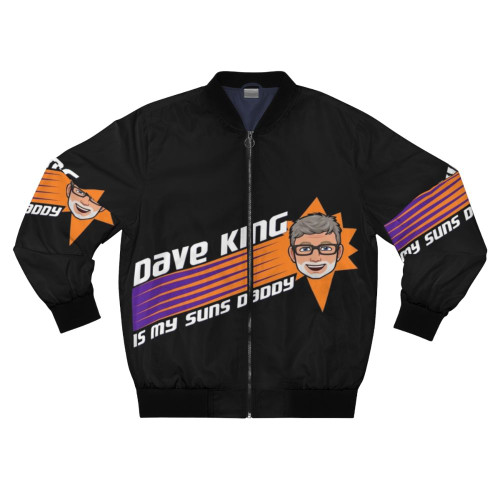Phoenix Suns Bomber Jacket with Basketball Graphic