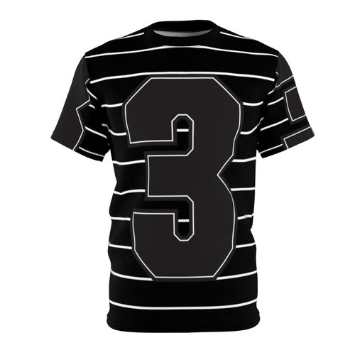 Vintage-style t-shirt featuring a George Bailey football jersey design, inspired by the classic film "It's a Wonderful Life"