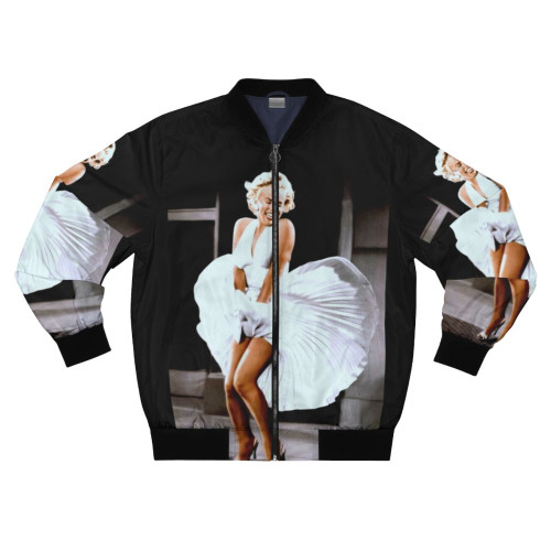 Marilyn Monroe "Seven Year Itch" bomber jacket with the iconic skirt-blowing-up scene print