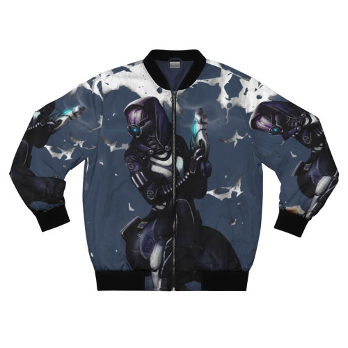 Tali'Zorah Quarian bomber jacket from Mass Effect video game series