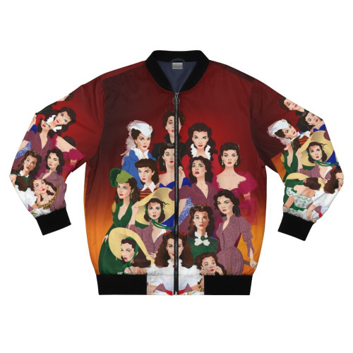 Scarlett O'Hara inspired classic Hollywood bomber jacket