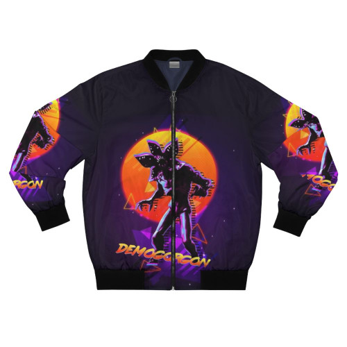 Stranger Things Demogorgon Bomber Jacket with the Demogorgon monster from the Netflix series