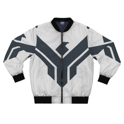 Dune House Atreides light bomber jacket with minimalist logo design