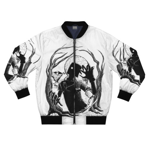 Guilty Gear Faust bomber jacket with spooky design